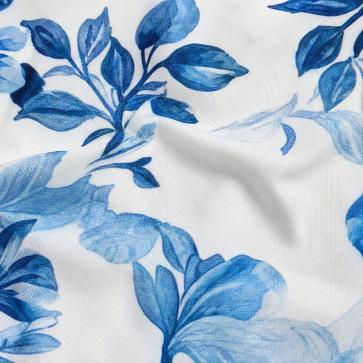 Wearbella – Blommig Klänning Maxi z Wiązaniem på Przodzie