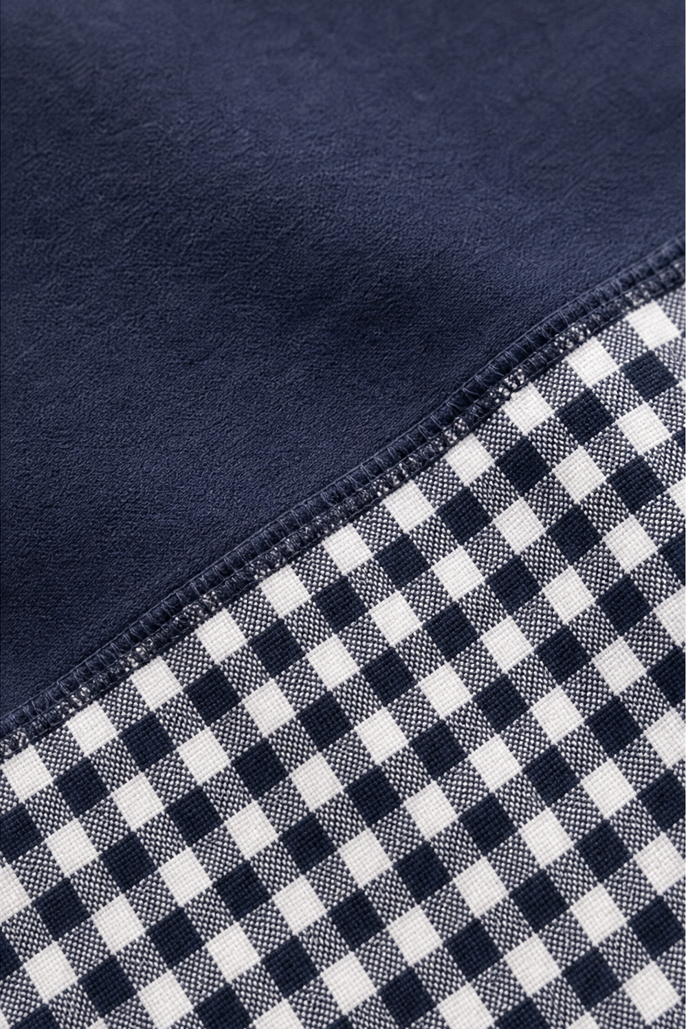 Blockline – Lös blus w kratę typu patchwork