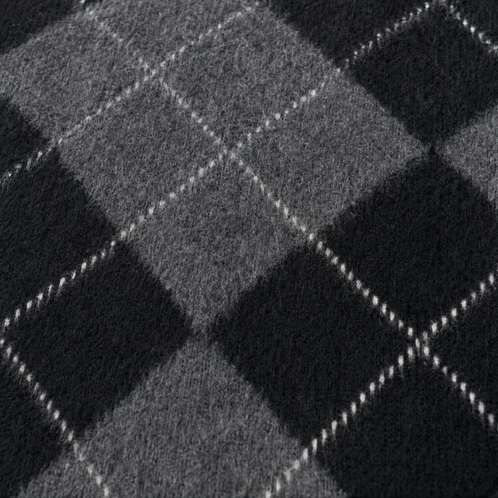 Argyline – Set swetra i kjol z hög urringning w mönster argyle