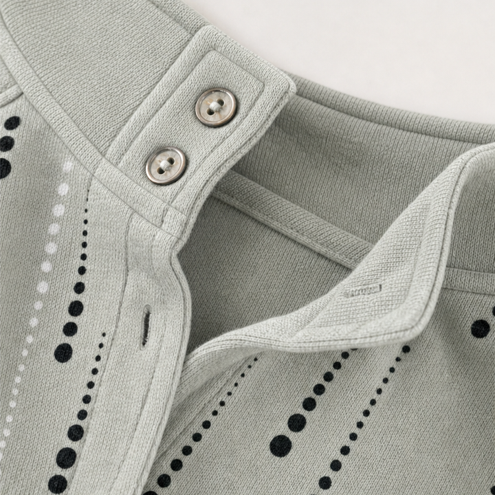 Dotwell – Tröja z Dotted Stand-Collar i guzikiem