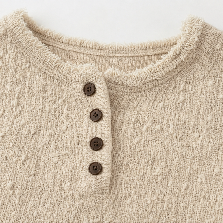 Marlwick – Tröja Henley z Grubej Dzianiny