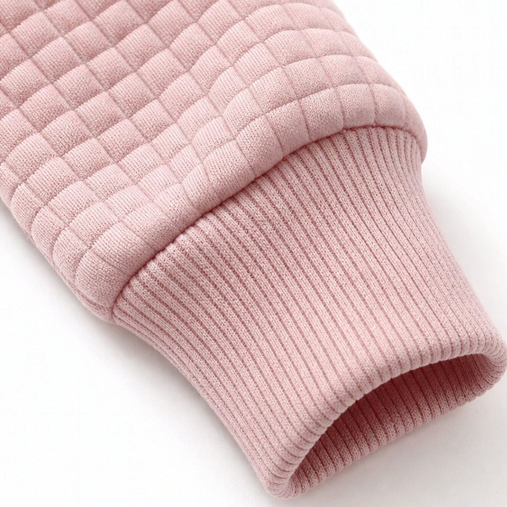 Wearbella – Tröja z pikowanym kołnierzem på dragkedja