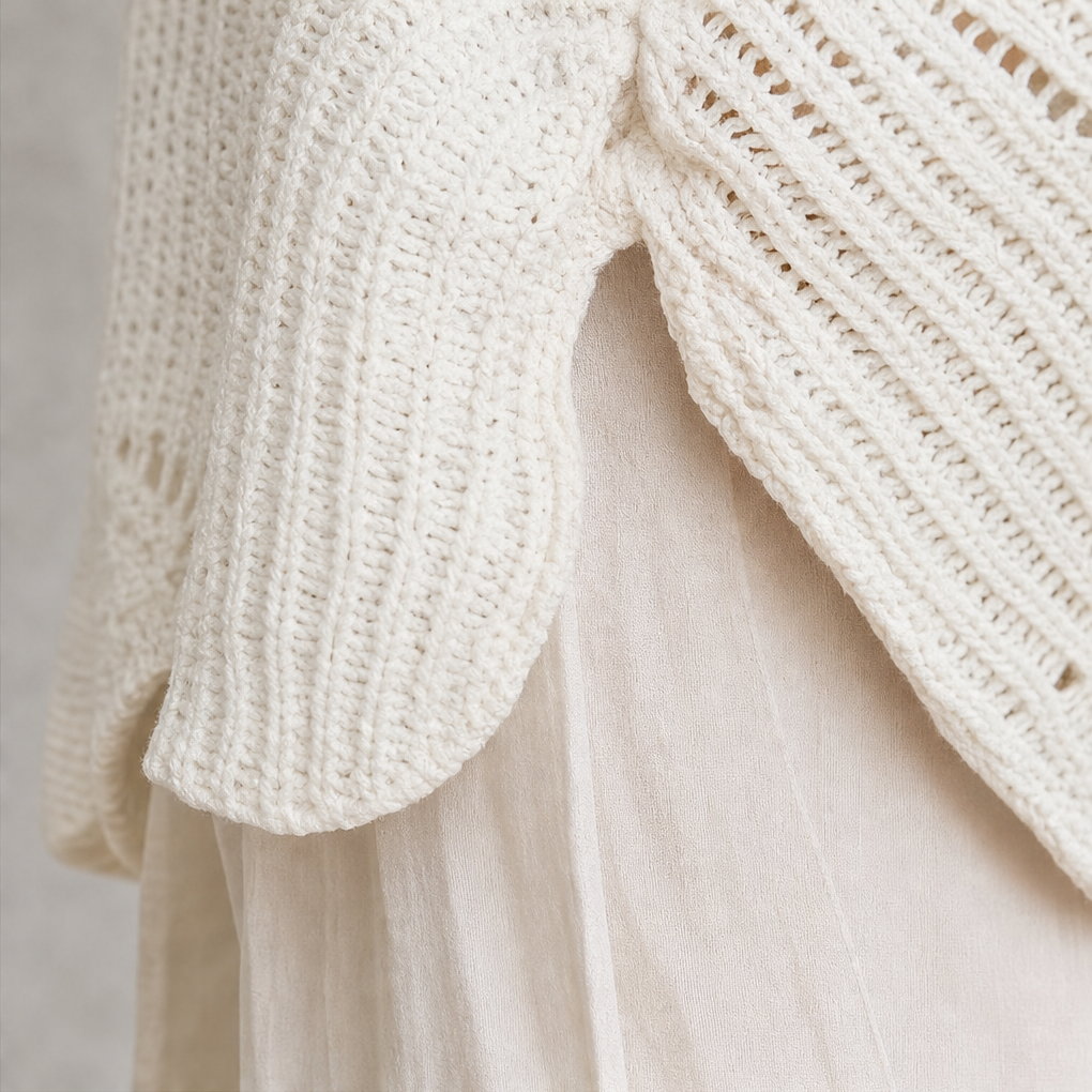 Wearbella – Tröja z Hollow Wave i ärm Batwing
