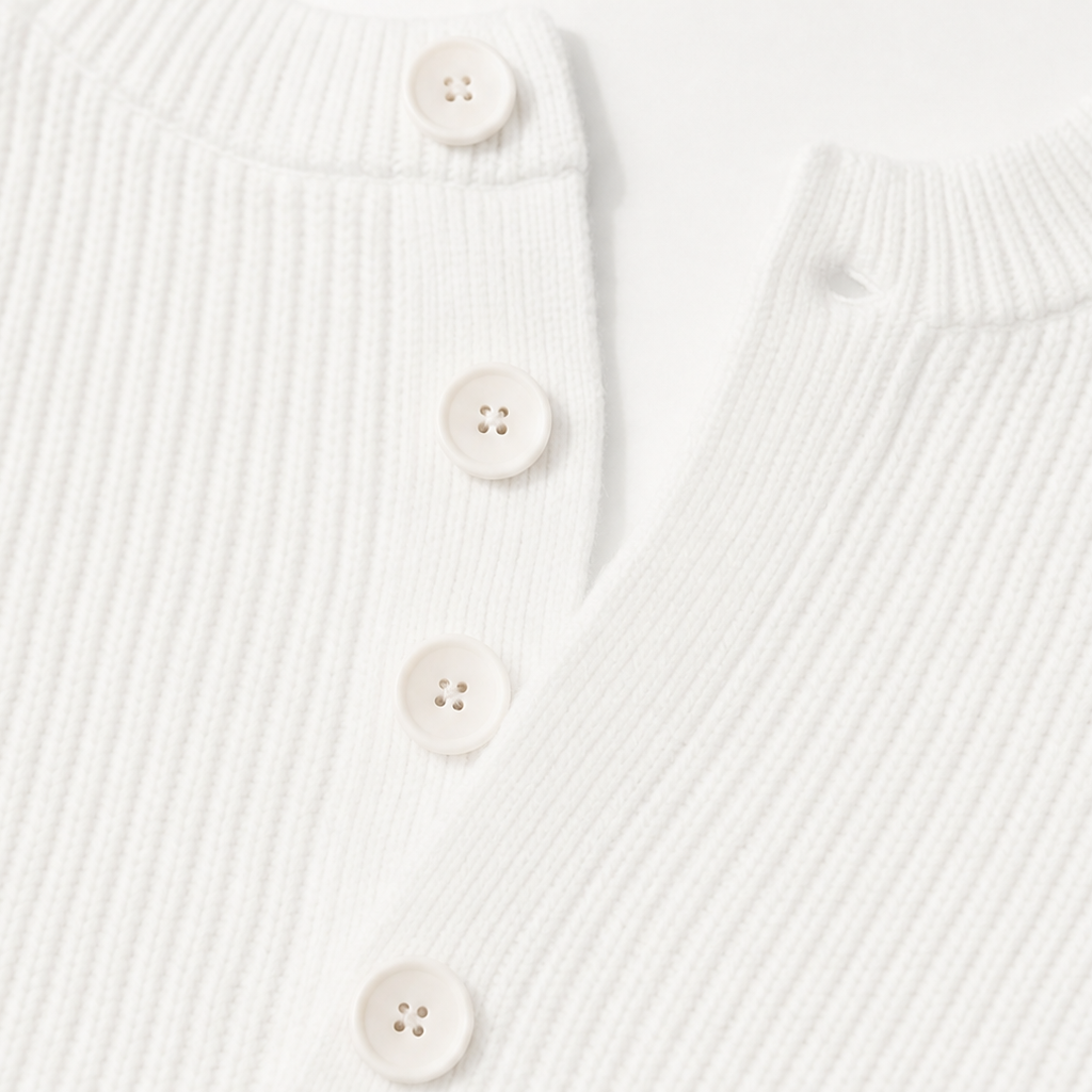 Buttonelle – Tröja Henley z guzikiem