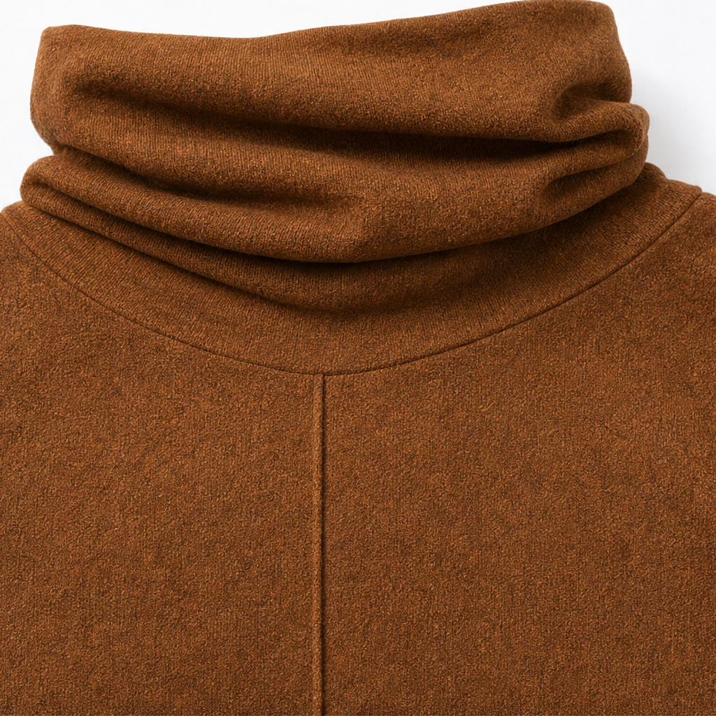 Cowlmara – Brushed Cowl-Neck OverStorlekd Pullover