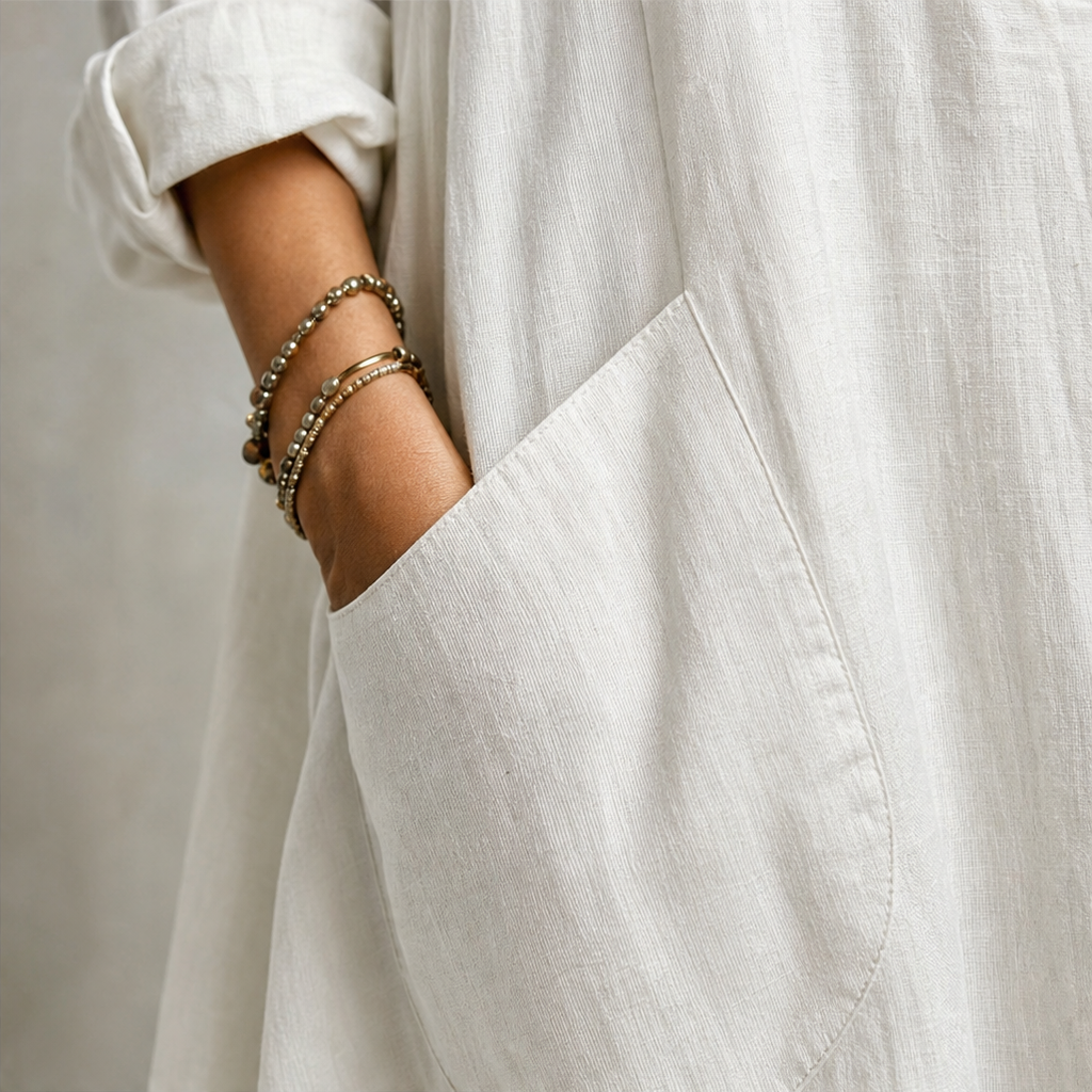 Wearbella – Bezrękawowa Klänning Maxi z Kieszeniami