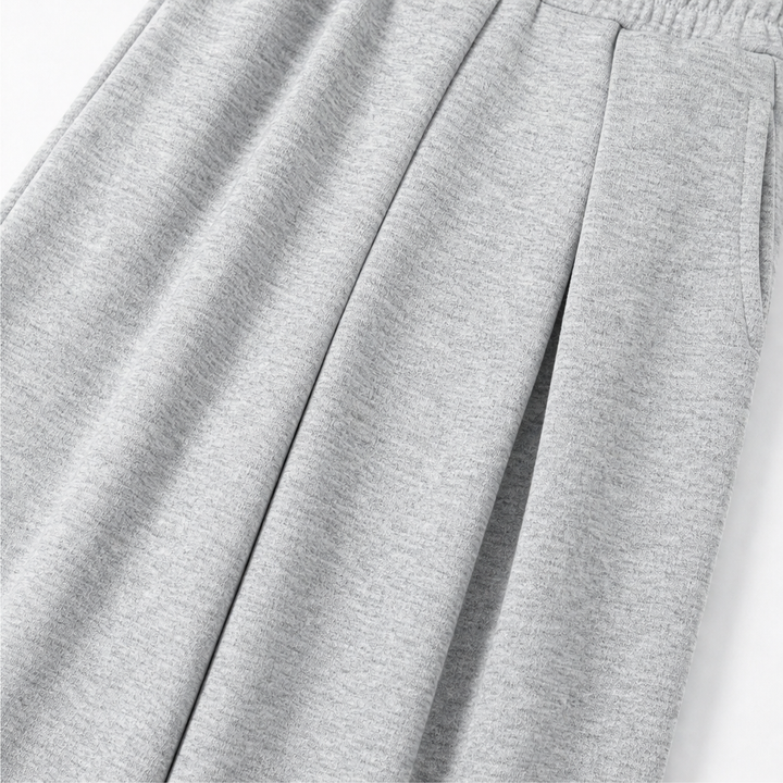 Wearbella – Byxor dresowe med hög midja i vida ben