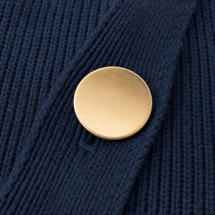Wearbella – Kofta z falbaniastym finish i grubym kołnierzem