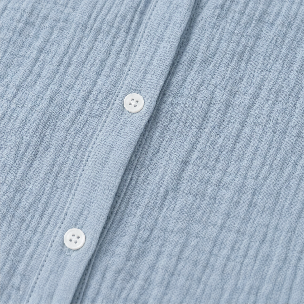 Wearbella – Blus z knappar z materialu crinkle-crepe