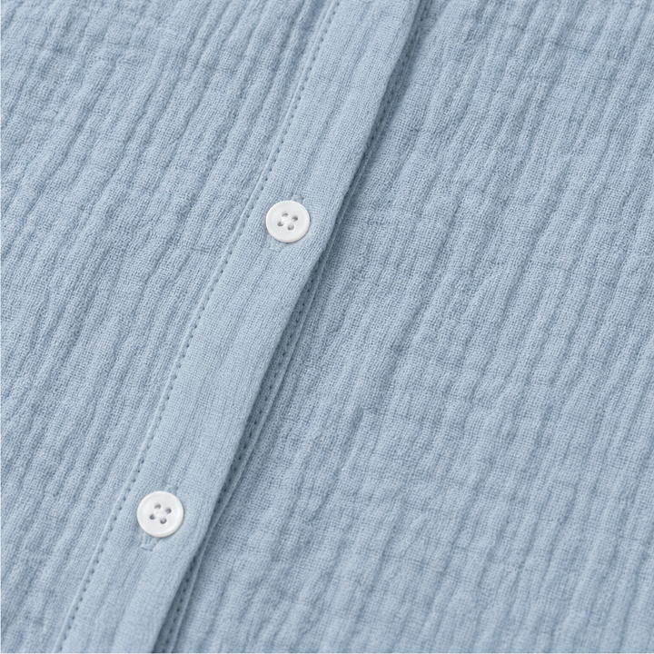 Wearbella – Blus z knappar z materialu crinkle-crepe