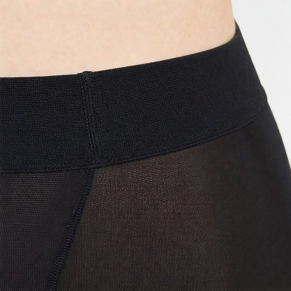 Smoothline – Tights med hög midja, błyszczące i przezroczyste