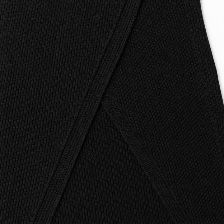 Wrapline – Asymetryczna Tunika z Rozcięciem på Przodzie