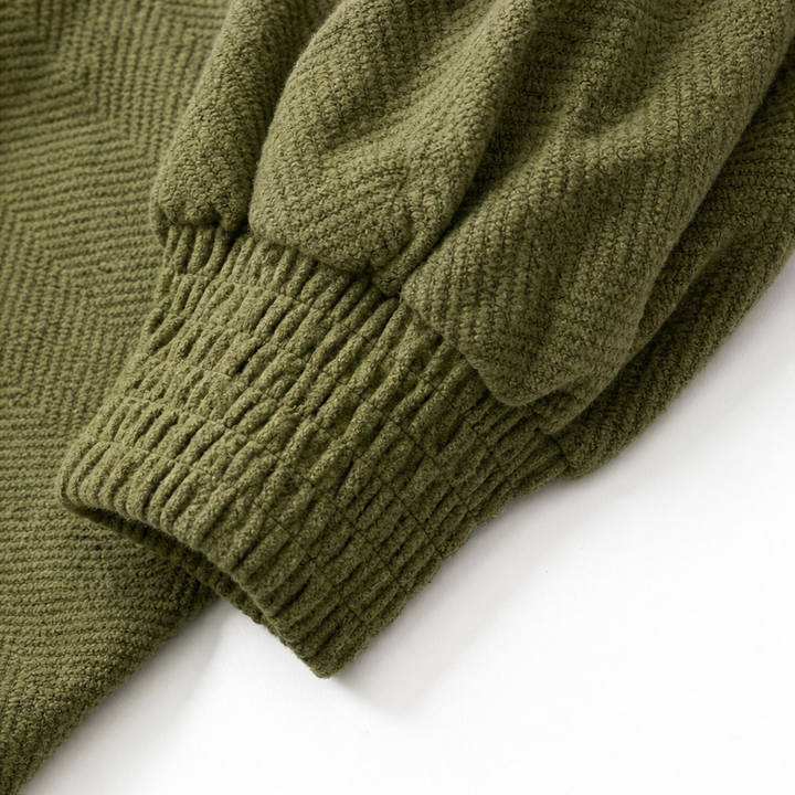 Wearbella – Kurtka z kołnierzem på sznurek i dragkedja, z teksturowanym ärm
