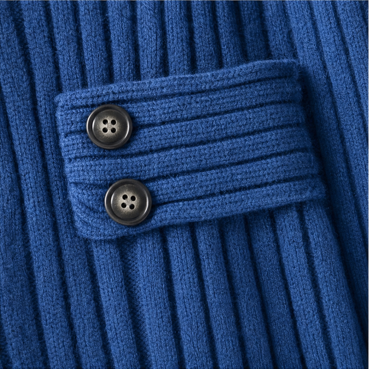 Wearbella – Kofta z prążkowanej dzianiny z otwartym przodem