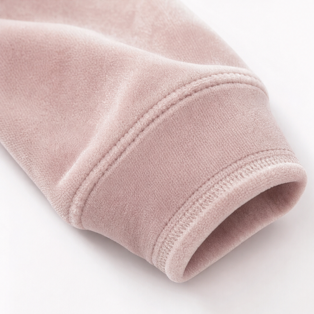 Wearbella – Pulower z połową zamka i kołnierzem typu funnel z weluru