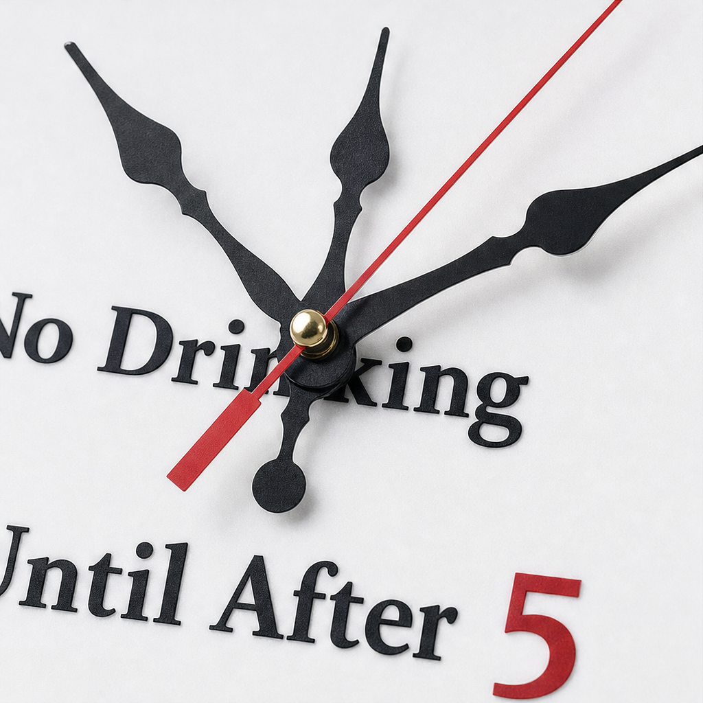 After Five – Klocka vägg z piwem All-5-Hour