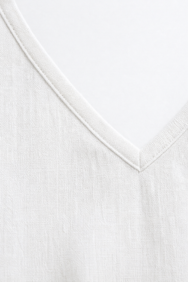 Wearbella – Blus med lång ärm w stilu koronkowym z urringning w v-ringning