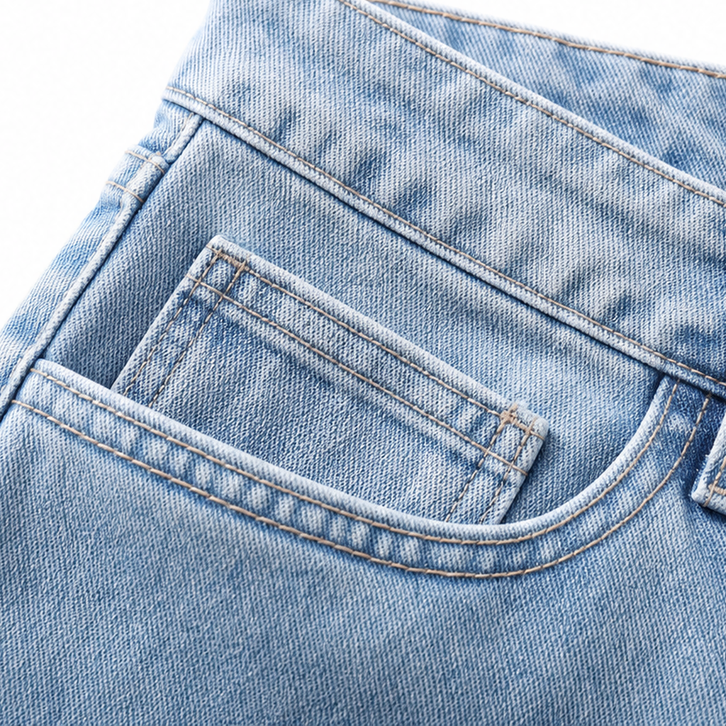 Longline Denim – Jeansy med hög midja i vida ben