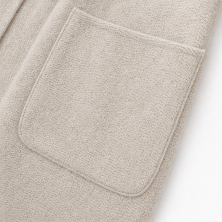 Draperie – Lång otwarty kappa z ull