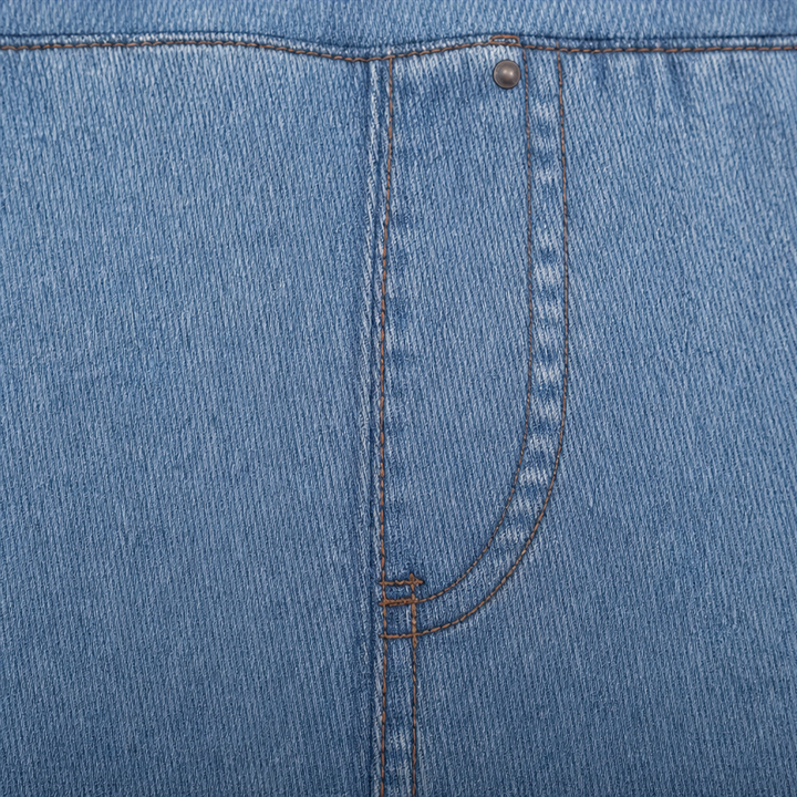 Slimwaist – Jeansy o hög stanie i zwężanych nogawkach