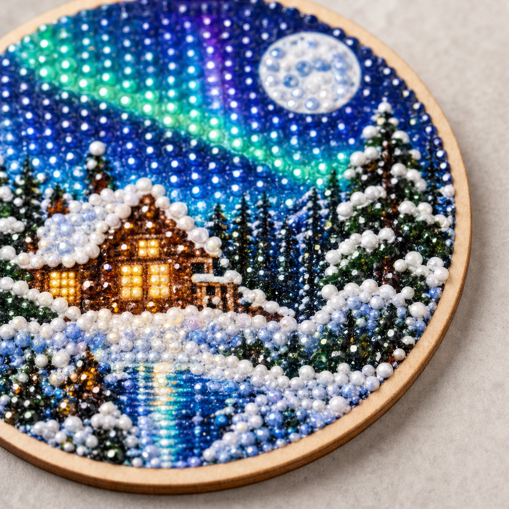 Aurora Pamiątka – Set Ornamentów för Malowania Diamentami på 14 Dagar