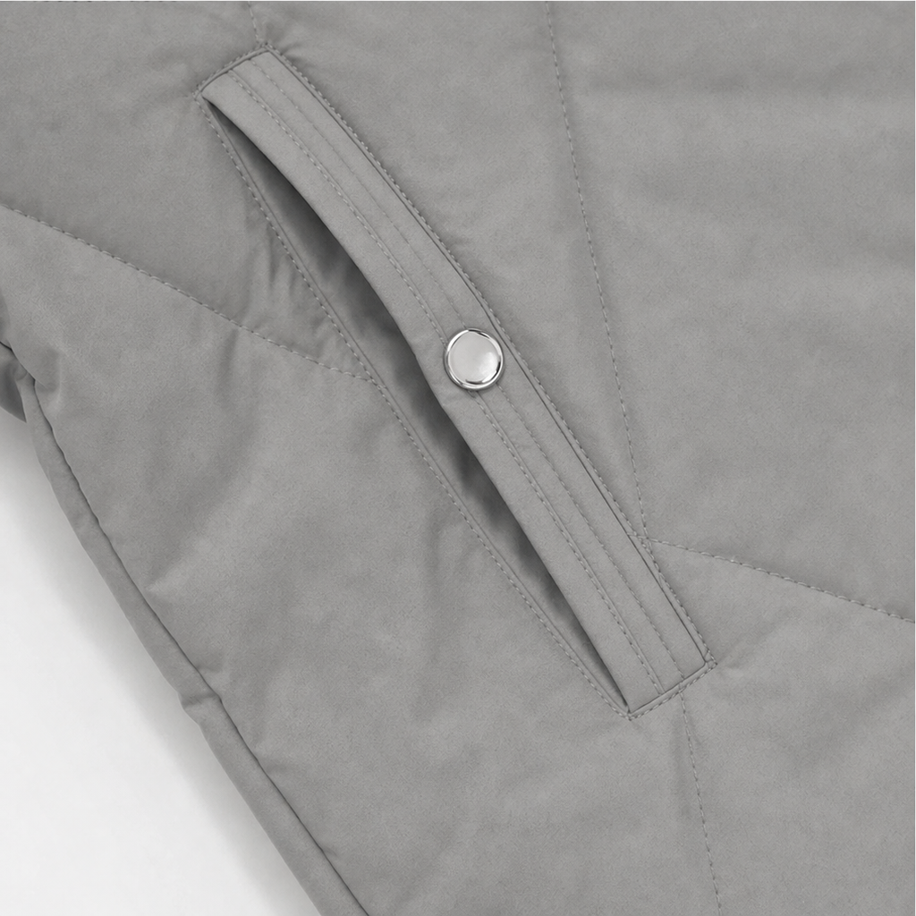 Wearbella – Kurtka puchowa z kapturem i pikowaniem w diamenty