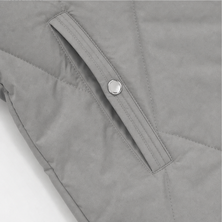Wearbella – Kurtka puchowa z kapturem i pikowaniem w diamenty