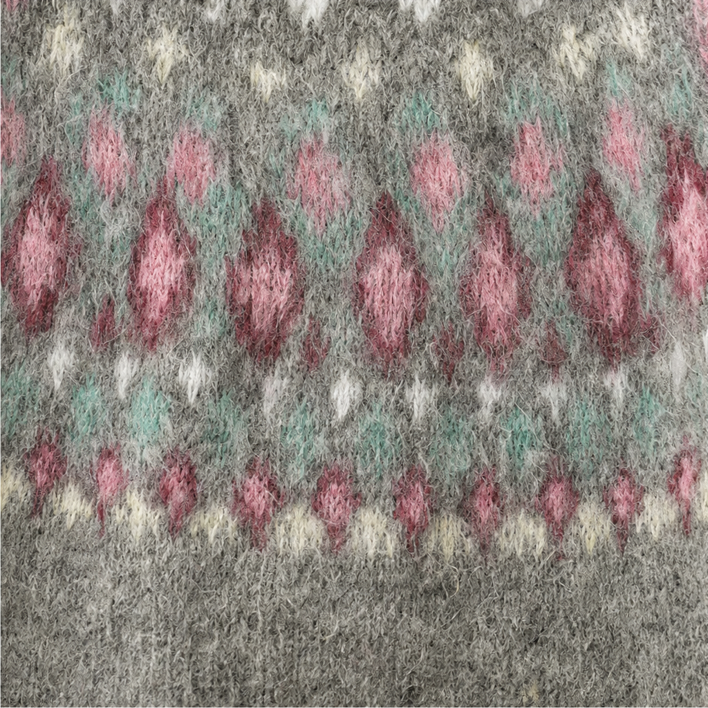 Mayfair Isle – Tröja z okrągłym urringning i wzorem Fair Isle