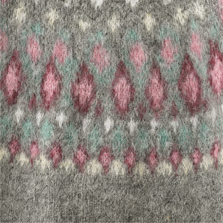 Mayfair Isle – Tröja z okrągłym urringning i wzorem Fair Isle