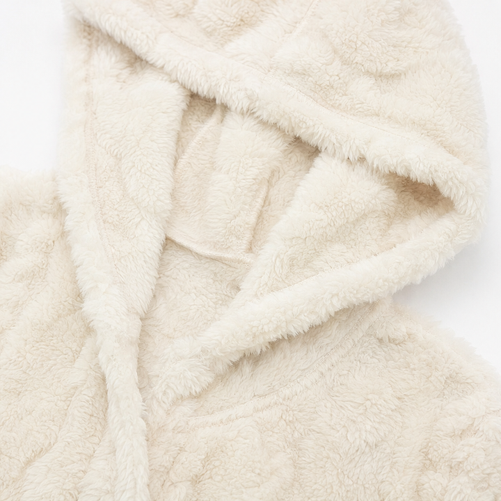 Hearth &amp; Hood – Teksturowany kofta z kapturem i knappar framtill