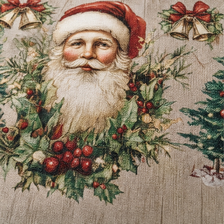 Stół Bożonarodzeniowy – Duk z nadrukiem Świętego Mikołaja
