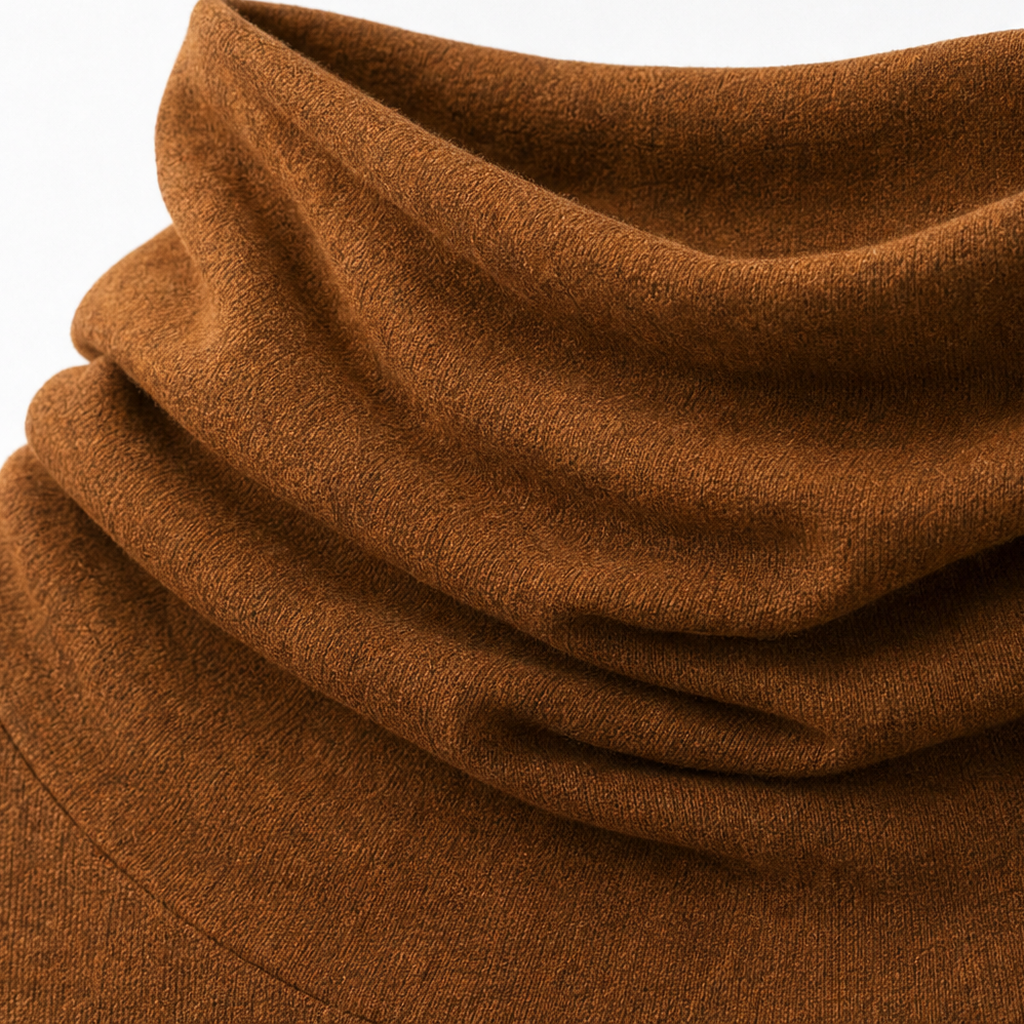 Cowlmara – Brushed Cowl-Neck OverStorlekd Pullover