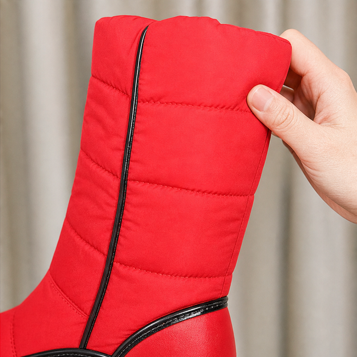Longara – Wysokie Boots z Pluszowym Finish