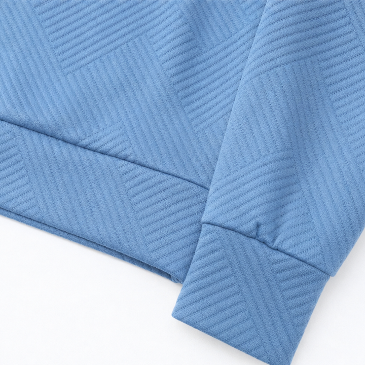 Stria – Tröja z urringning w v-ringning w band Jacquard