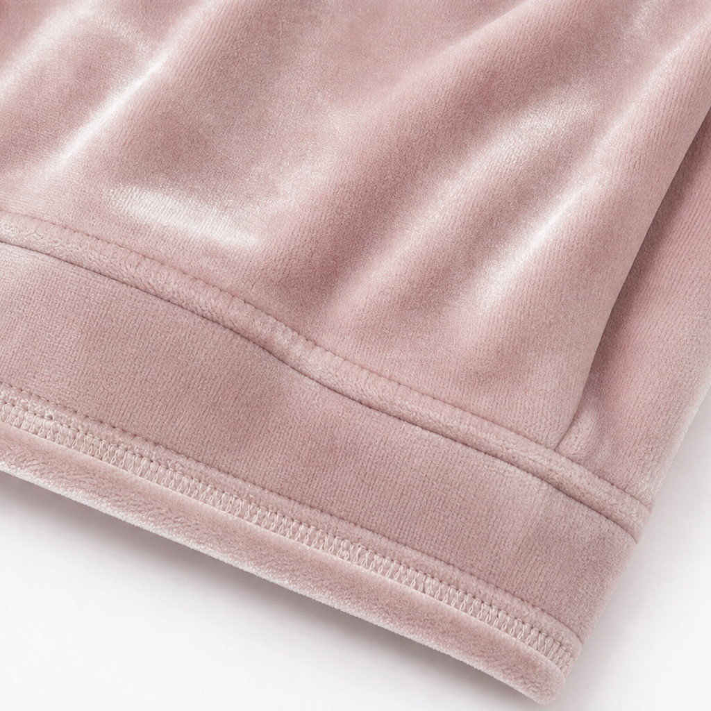 Wearbella – Pulower z połową zamka i kołnierzem typu funnel z weluru