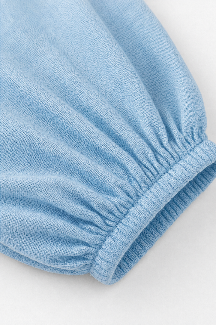 Wearbella – Blus z marszczonym urringning w v-ringning i bufkami