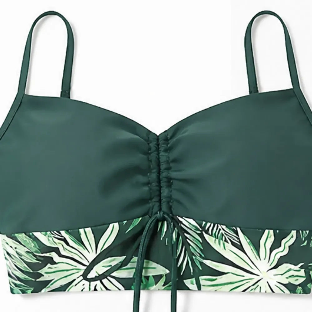 Solvira – Set bikini med hög midja i szortami oraz kontrolą mage
