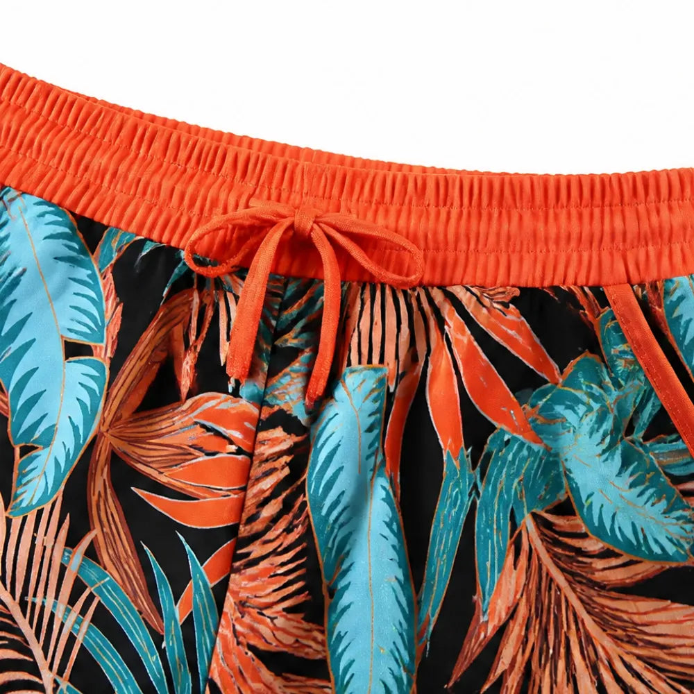 Solvea – Set kostiumu kąpielowego z tankini w färgze block i szortach