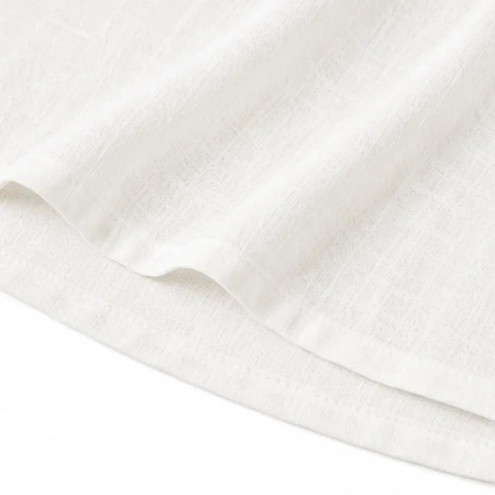 Marellia – Boho Tunika z Otworami för kvinnor, Lös Passform, Kort Ärm, Sommar Blus