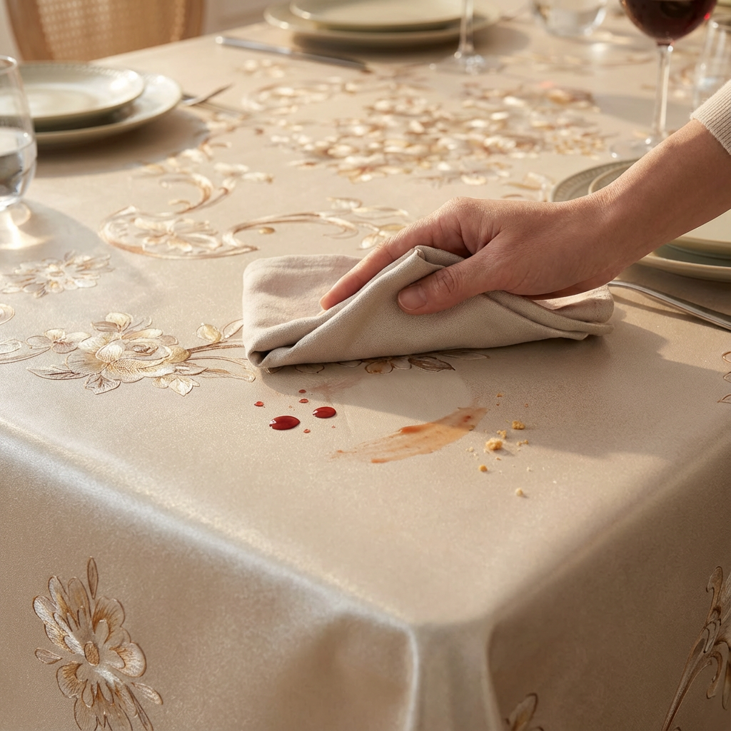 Vivienne - Duk fläckbeständig inspirowany francuską elegans