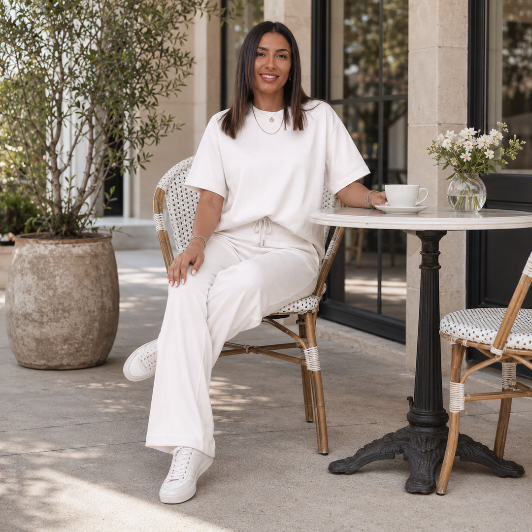 Wearday – Set med kort ärm i spodniami