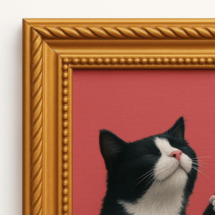 Meowments - Dekorativa Magneter Ramkowe z Katter