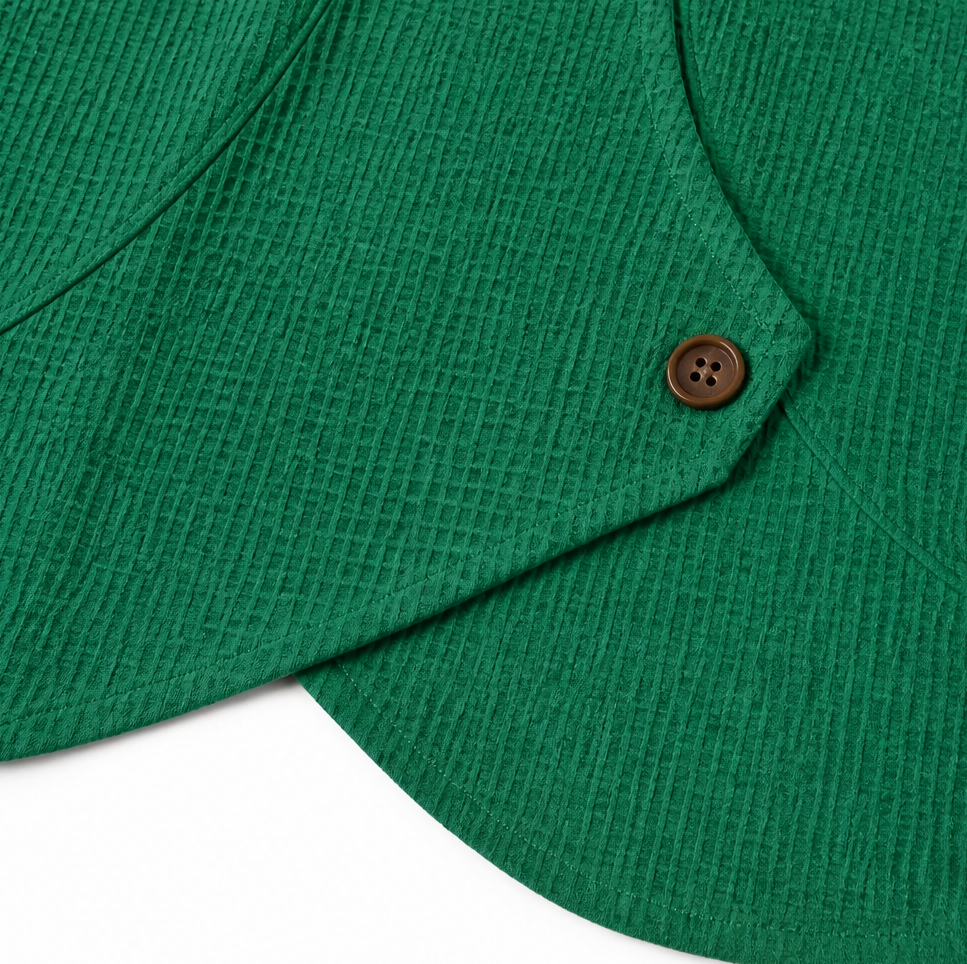 Draperau – Asymetryczny top z dzianiny waffle