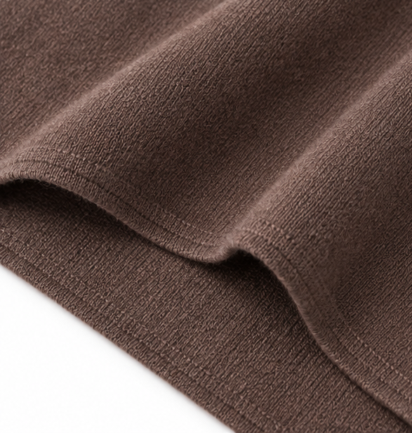Draperie – Blus z kapturem i breda spodniami