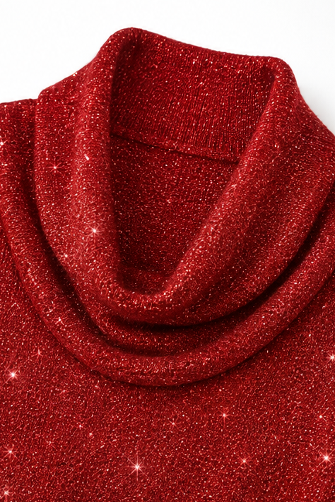 Sparkle – Lång top z urringning w łódkę