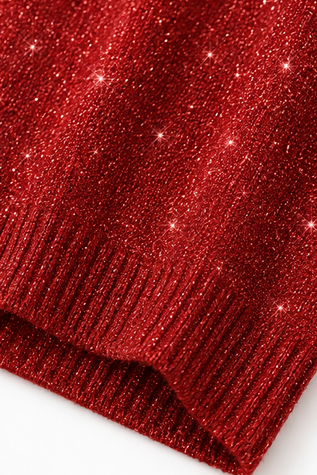 Sparkle – Lång top z urringning w łódkę