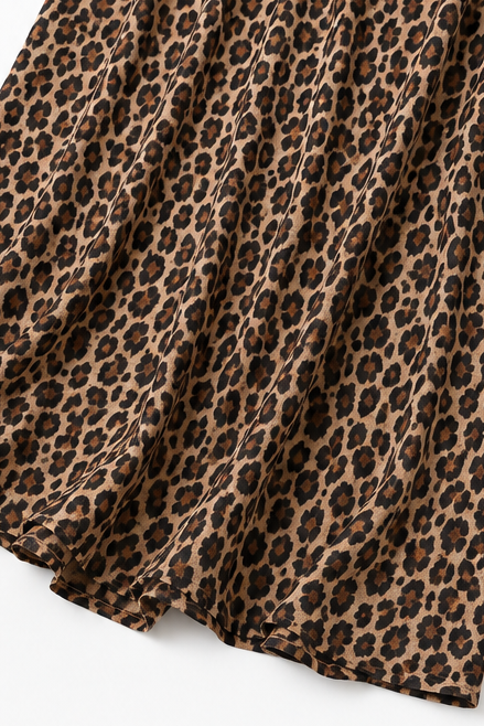 Wearbella – Klänning Maxi w Lwa w Färgze Kawy