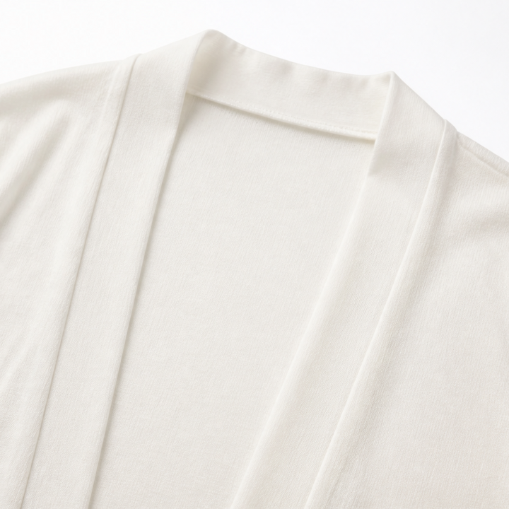 Wearbella – Kofta dzianinowy półprzezroczysty z otwartym przodem