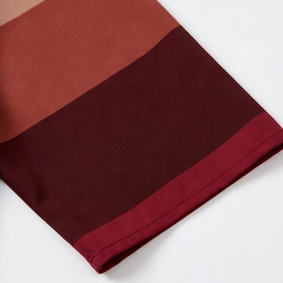 Wearbella – Lös blus z färgowymi blokami i zaokrąglonym dołem