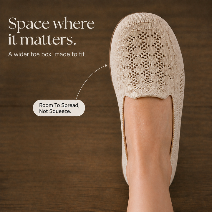Widloom – Sneakers Slip-On z Szerokim Tå